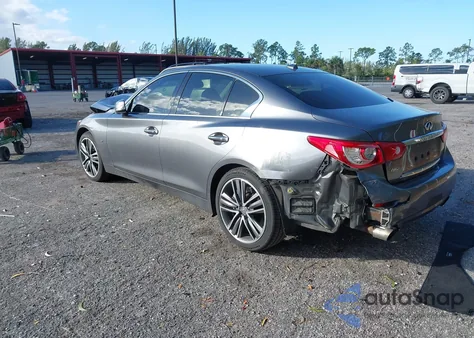 2015 Infiniti Q50 Sport z USA, uszkodzony, nr VIN JN1BV7AR6FM396701